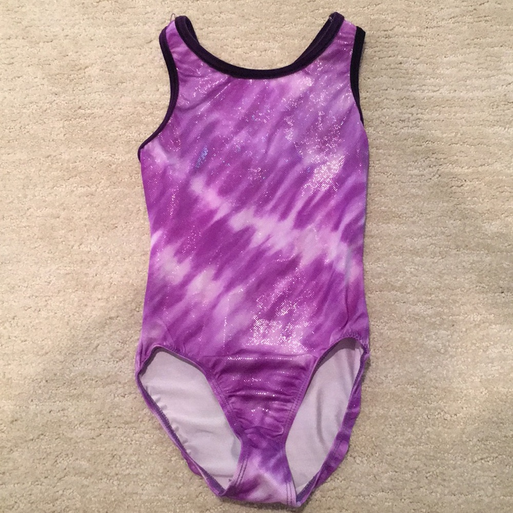 GK Elite Purple Gymnastics Leotard! Size: Adult XS